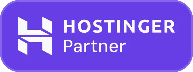 Hostinger Partner 合作伙伴徽章  ZLink
